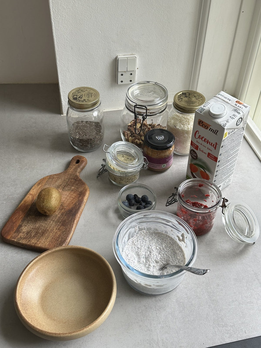 Ingredienser til nærende morgenmad