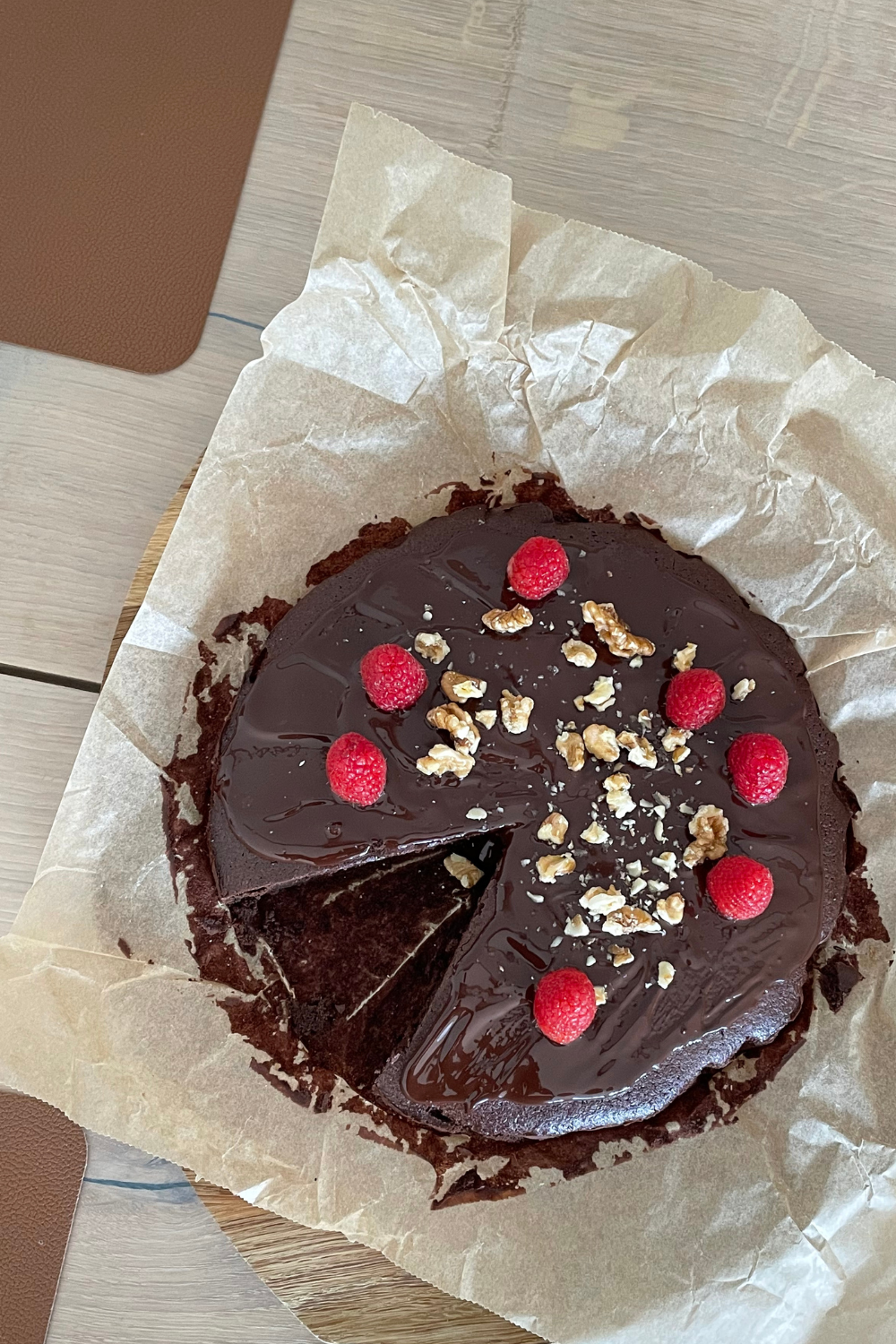 Vegansk chokoladekage