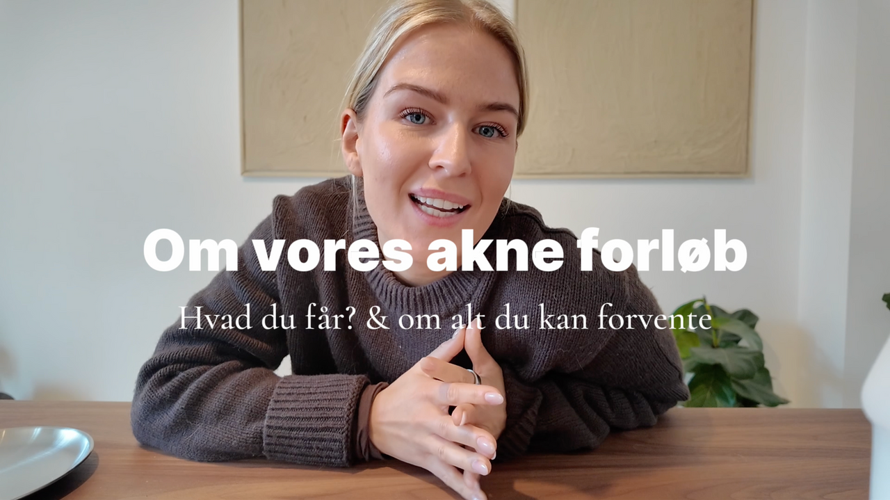 Hør Line fortælle om akne forløbet